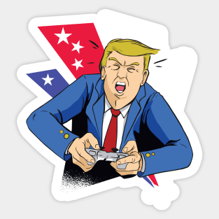 President Trump Gamer Sticker